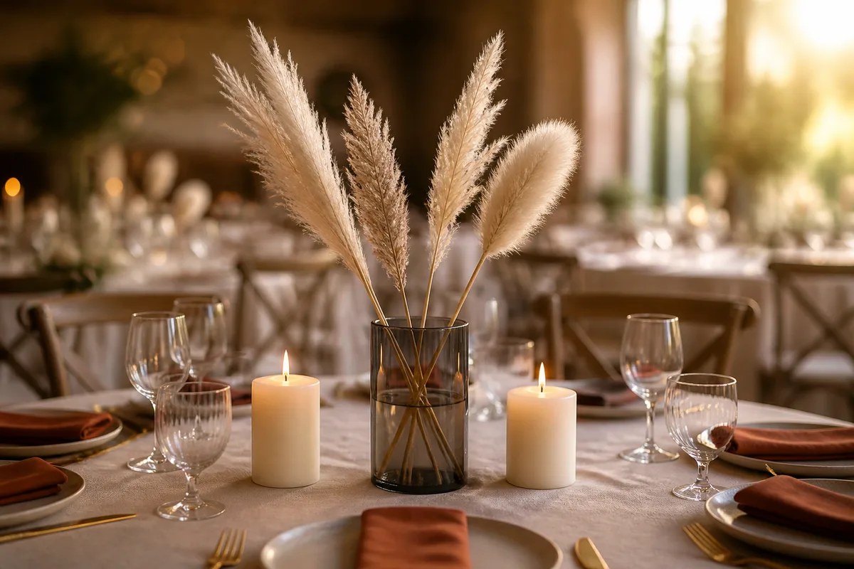Décoration mariage pampa : règles, idées et alternatives