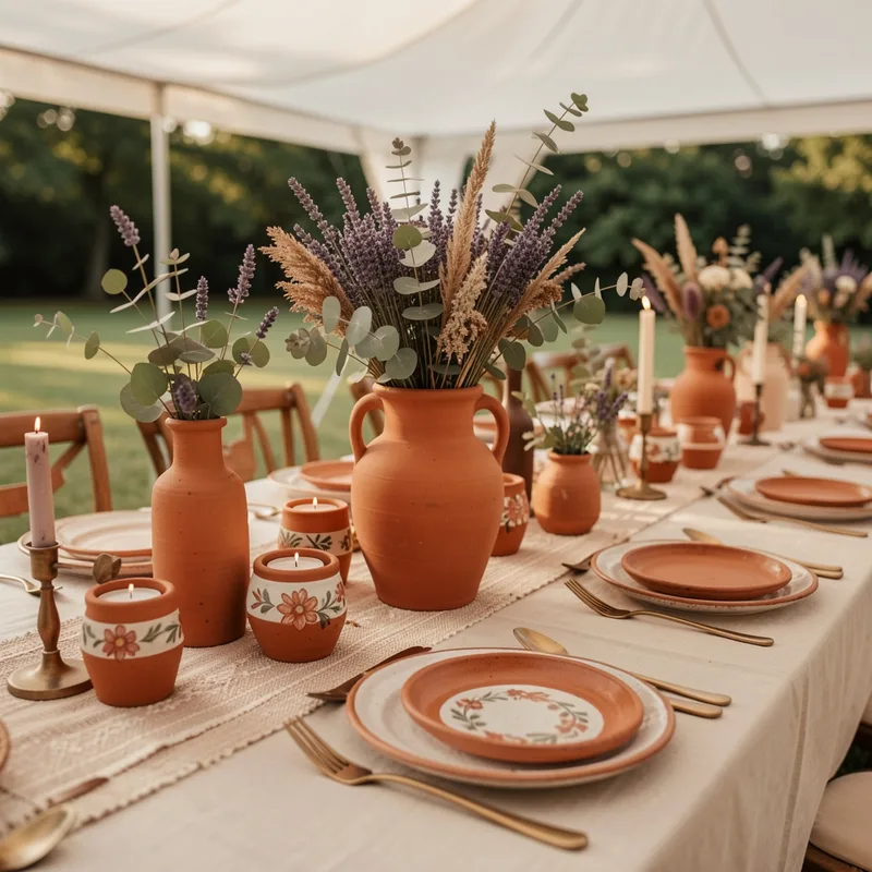 Décoration mariage terracotta : idées, budget et tendances 2026