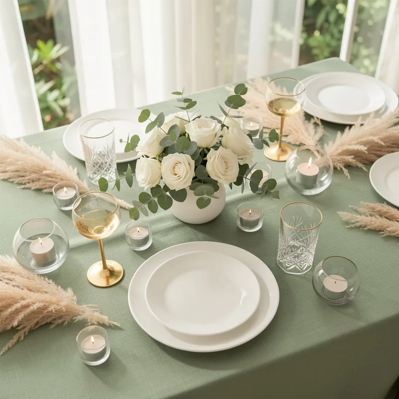Décoration mariage vert sauge : idées, budget et tendances 2026
