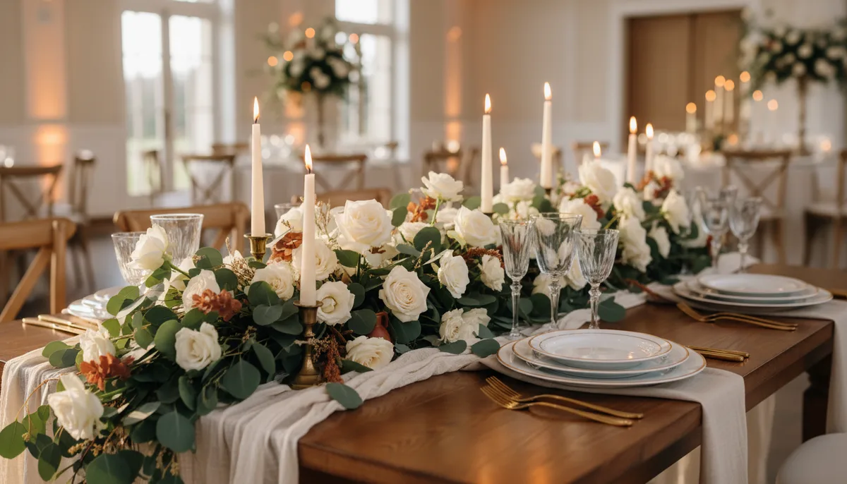 Décoration table des mariées : idées pour une table d'honneur réussie