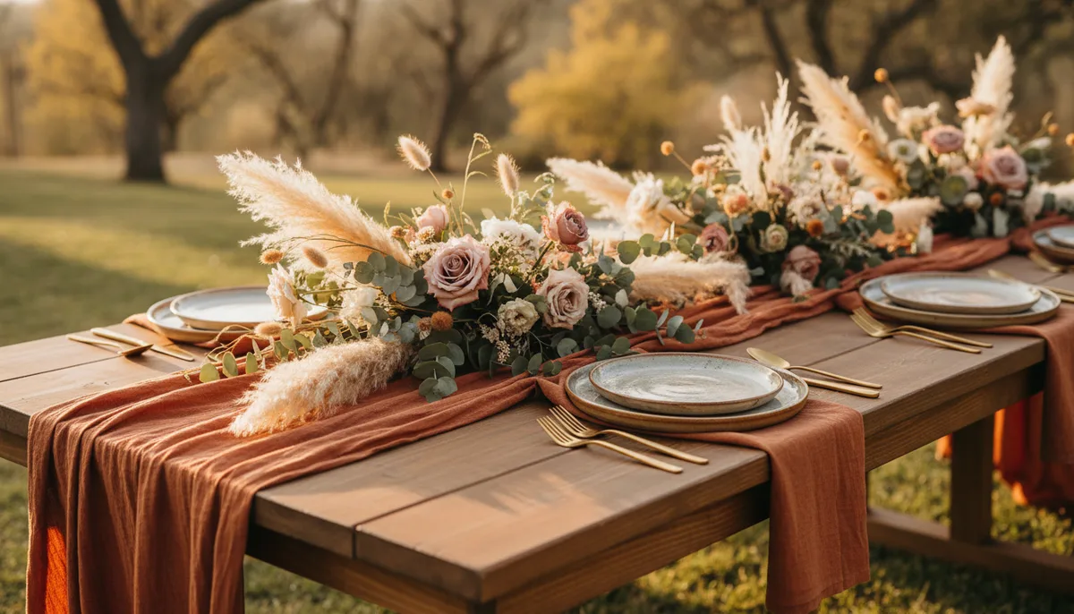Décoration table mariage bohème : idées et conseils pour une réception nature