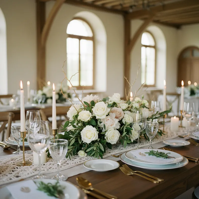 Décoration table de mariée : idées et styles pour une belle table