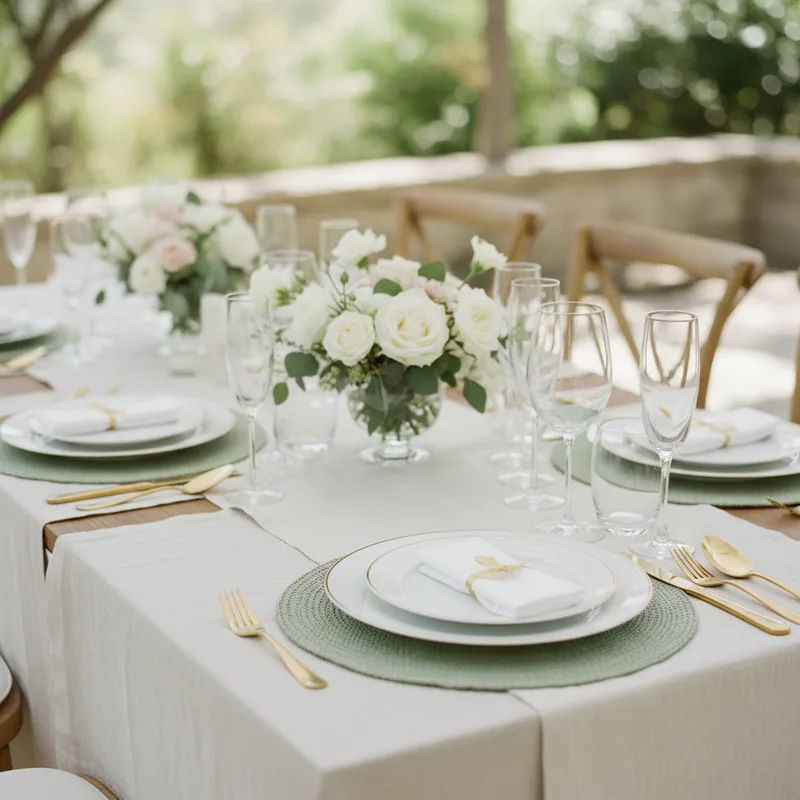 Location de vaisselle pour un mariage : tarifs, formules et conseils