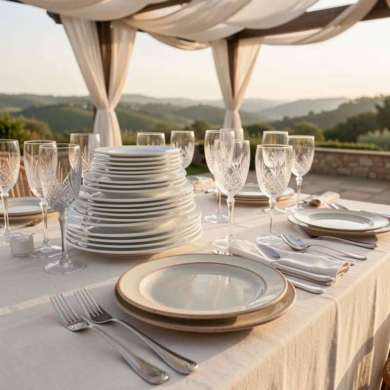 Location de vaisselle : prix 2026, grilles tarifaires et conseils pour économiser