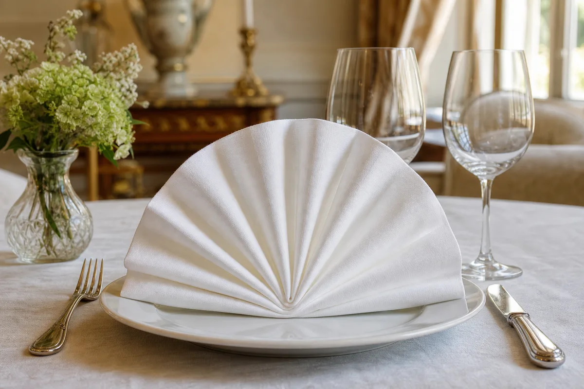 Pliage de serviette de table : 6 méthodes qui tiennent